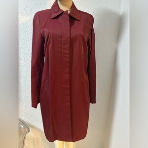 Frenchi Burgundy trench
